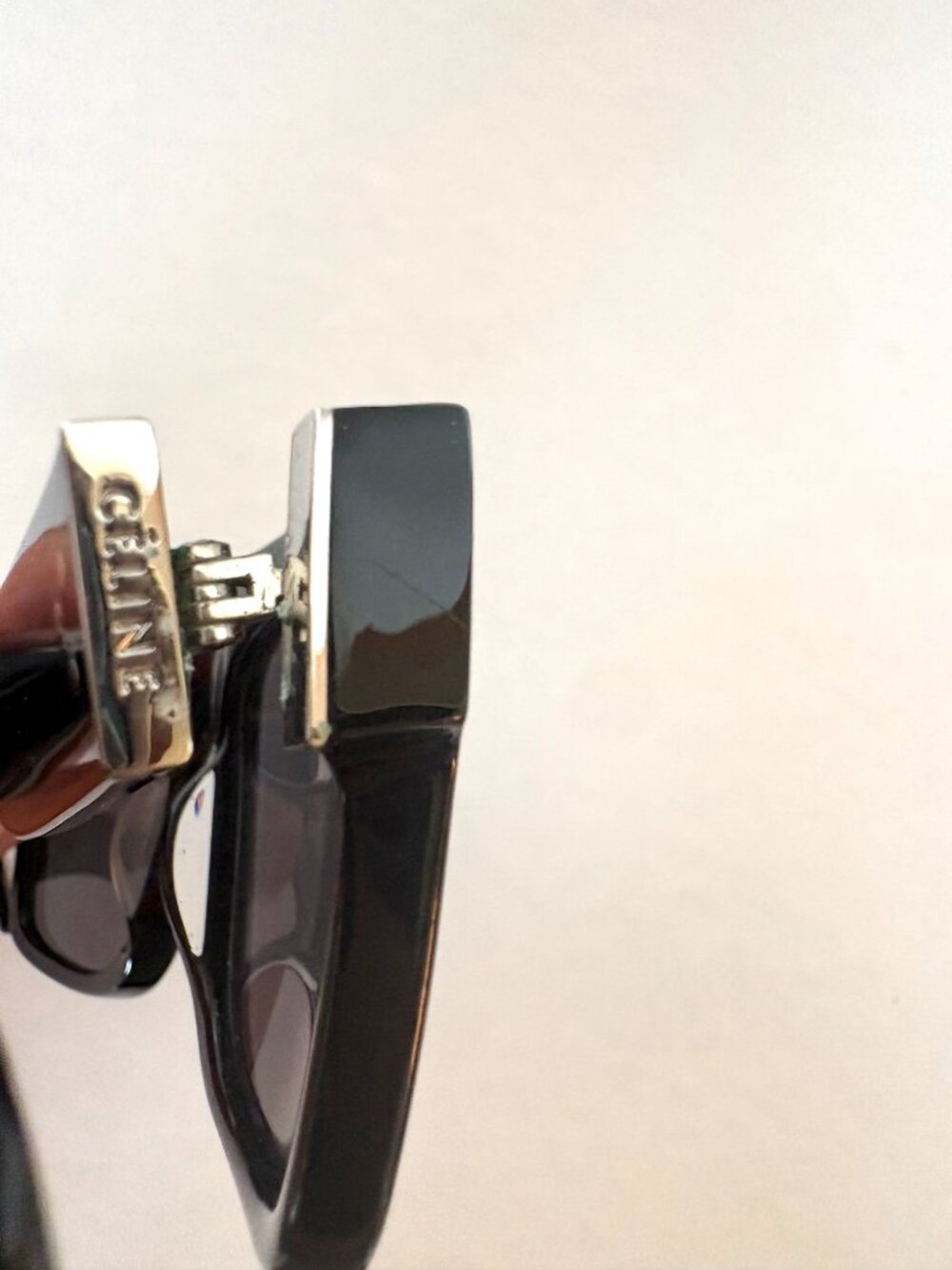 Celine, Acetate Rectangular Sunglasses - Picture 12 of 14
